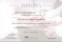 DIPLOMA PSICOLOGIA DEL MERCADO FINANCIERO